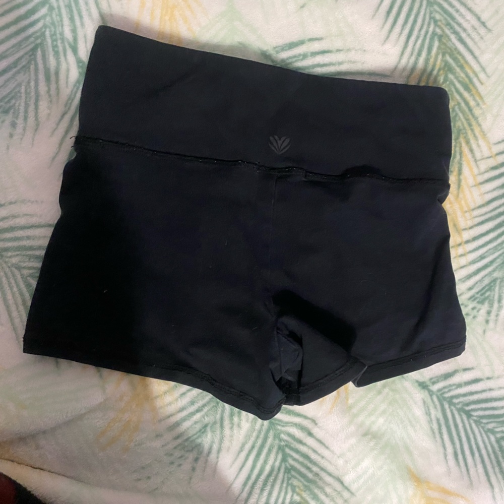 Women’s black spandex